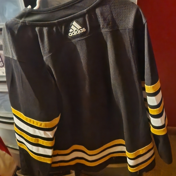 Bruins Centenial Adidas Black and Gold Hockey Jersey - Picture 2 of 2